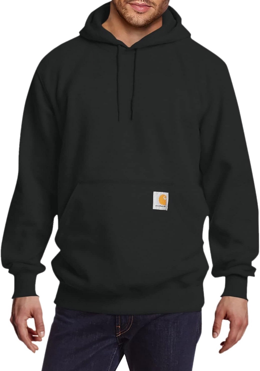 NEW! Carhartt Rain Defender Black Heavyweight Hooded Sweatshirt