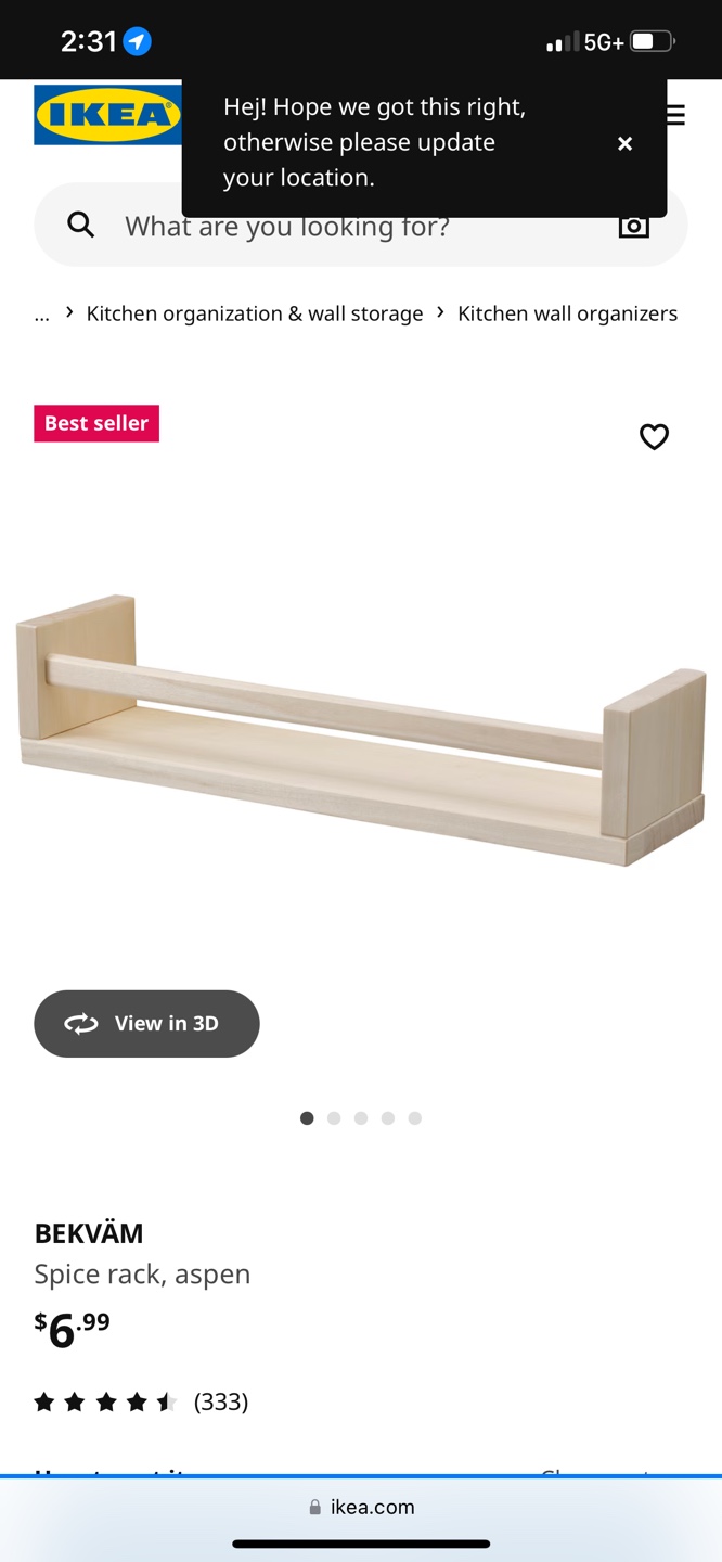 IKEA BEKVÄM Spice Rack - Set of Six - photo 3