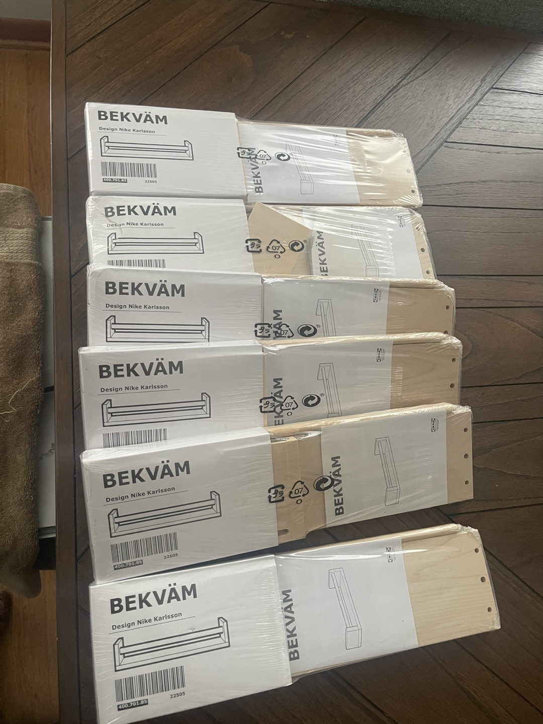 IKEA BEKVÄM Spice Rack - Set of Six