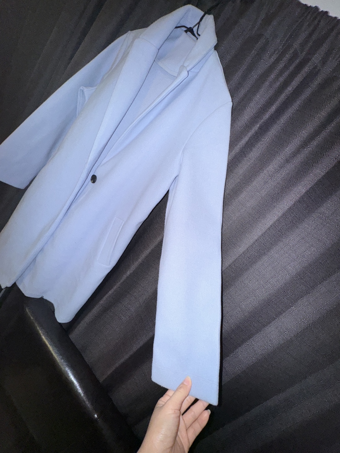 Light Blue Longline Coat - photo 4