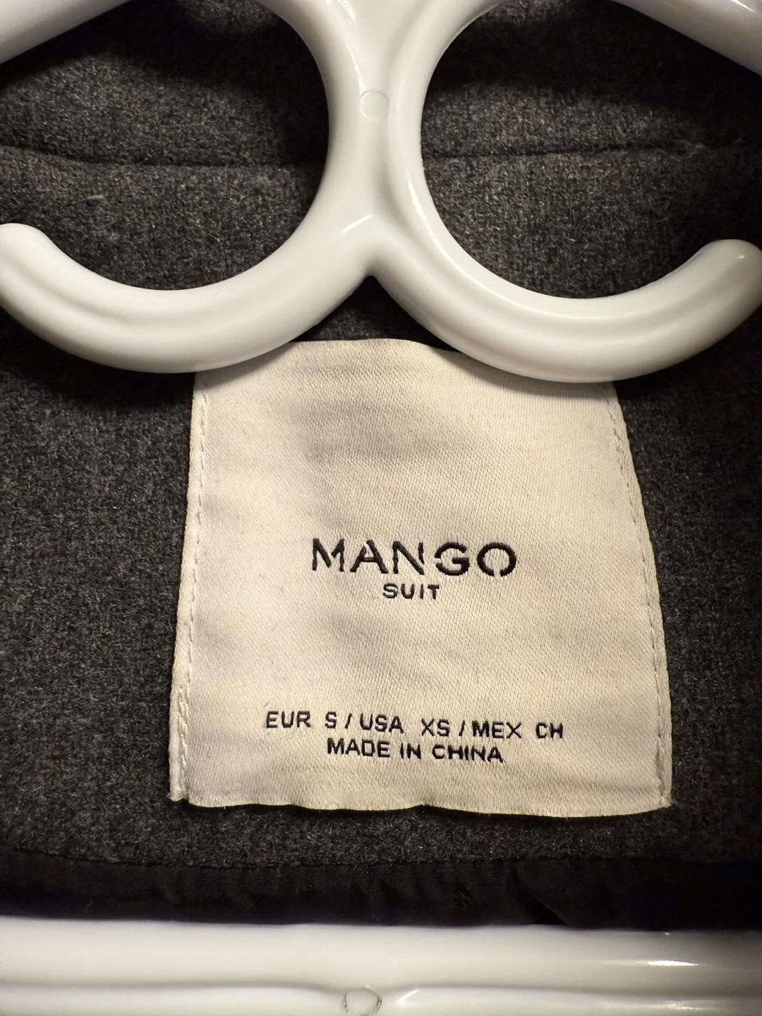 MANGO Grey Hooded Peacoat - Size XS image indicator(5)