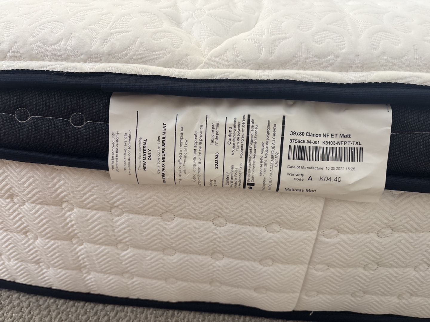 Kingsdown Twin Mattress - photo 3