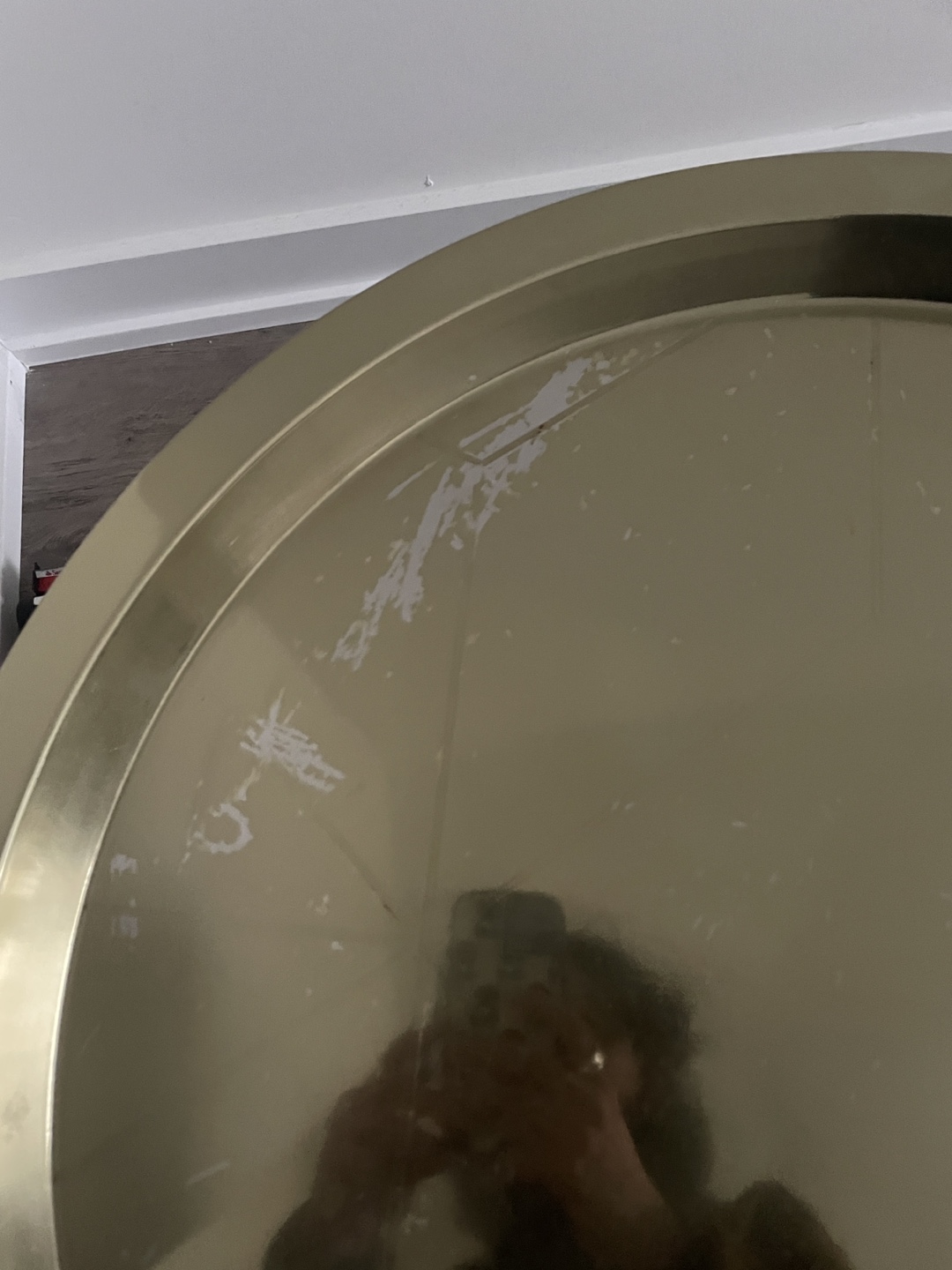 IKEA Gold Metal Tray Coffee Table - photo 2