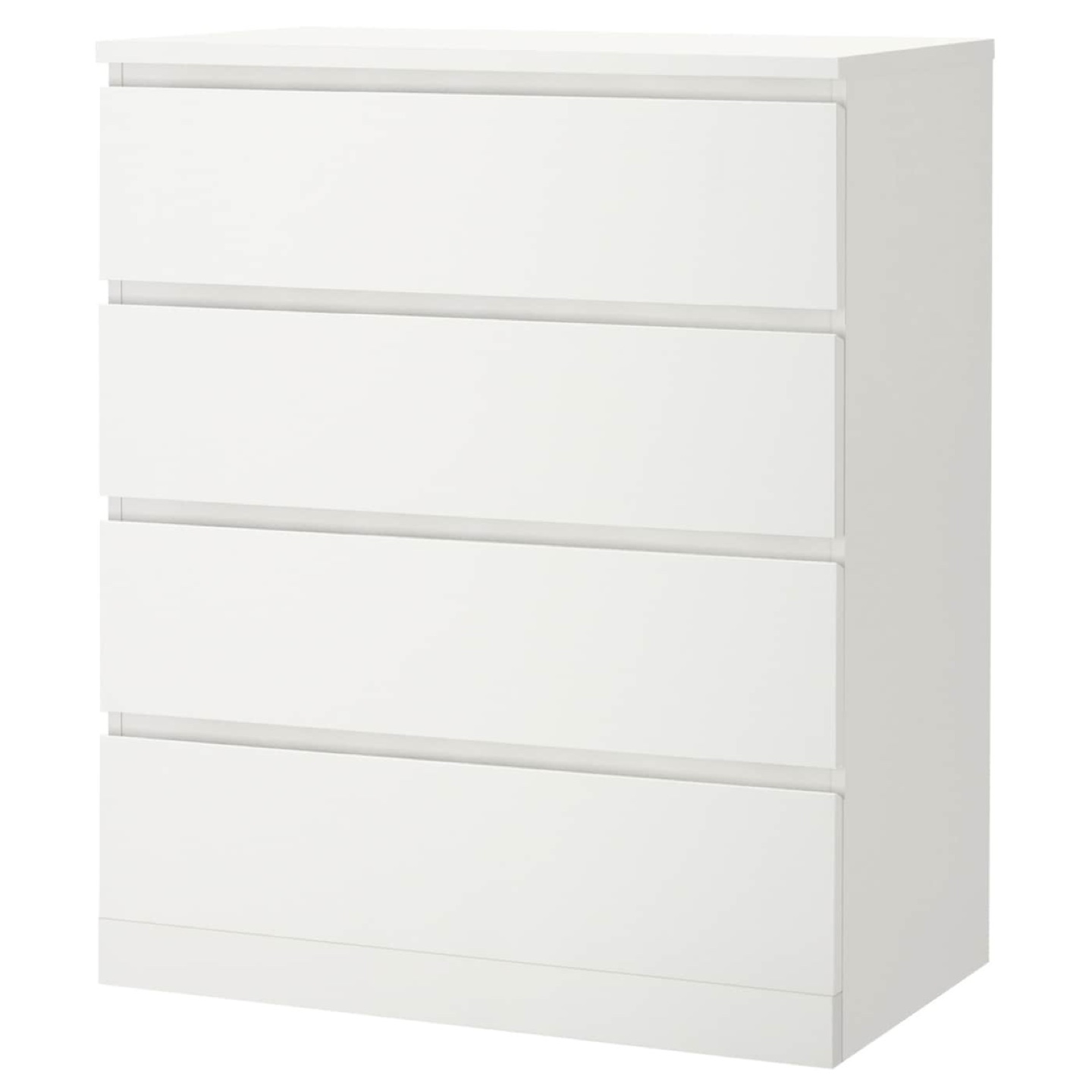 IKEA MALM 4-Drawer Dresser White - photo 4