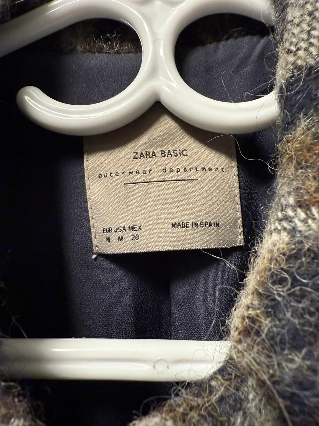 Zara Basic Leopard Print Coat - Size M image indicator(5)