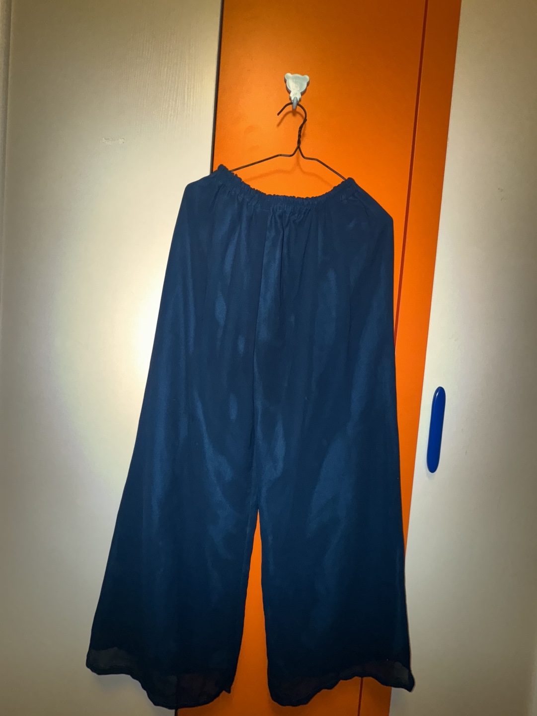 Navy Blue Embroidered Maxi Dress - photo 4