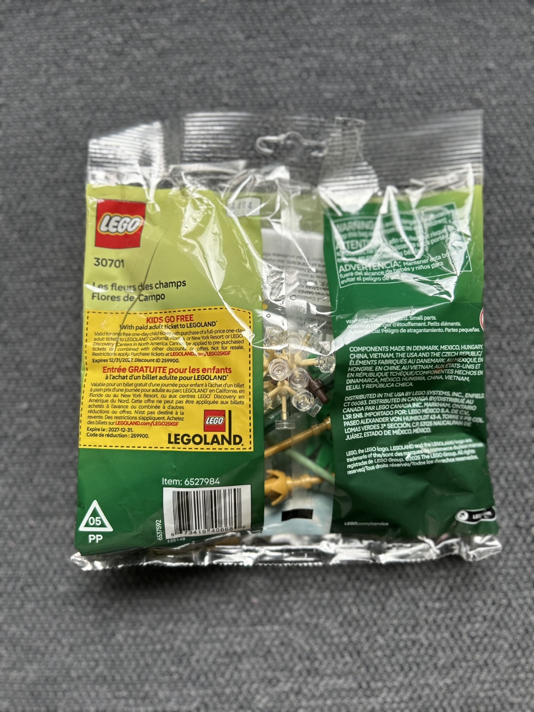 LEGO Botanicals Wild Flowers 30701 Polybag - photo 2