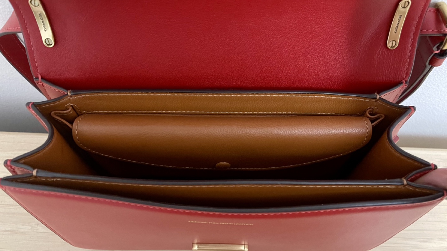 Coach Red Leather Shoulder Bag - photo 2