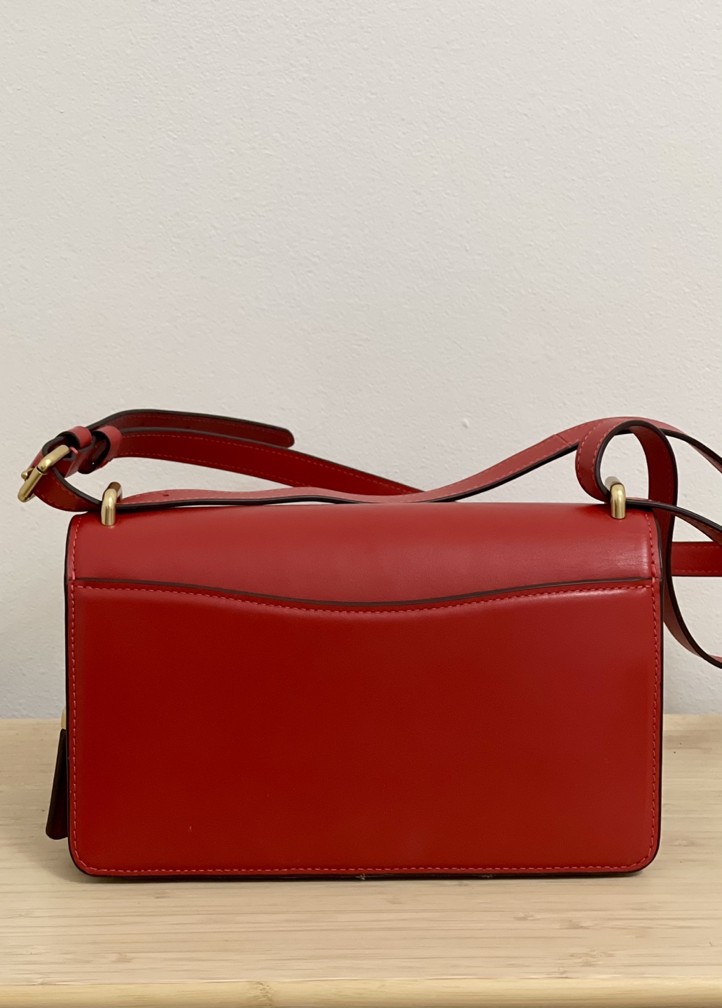 Coach Red Leather Shoulder Bag - photo 4