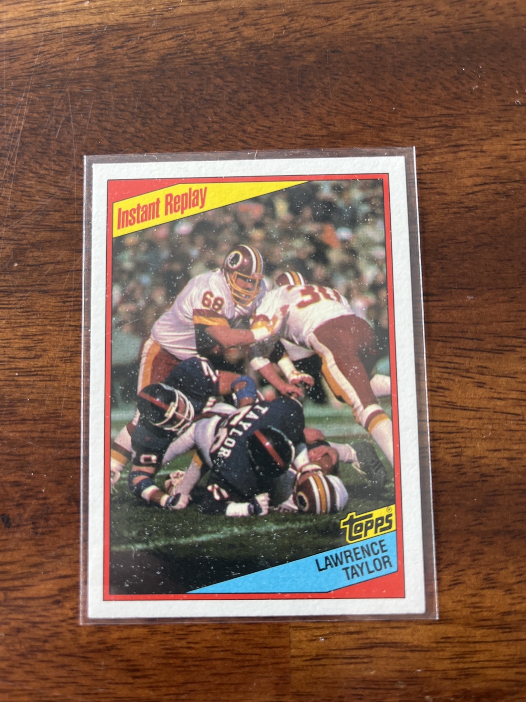 1984 Topps Lawrence Taylor #322 Instant Replay Football Card