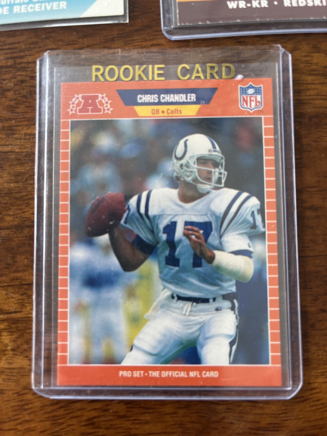 3 NFL Cards - Reed, Stanley, Chandler - photo 2