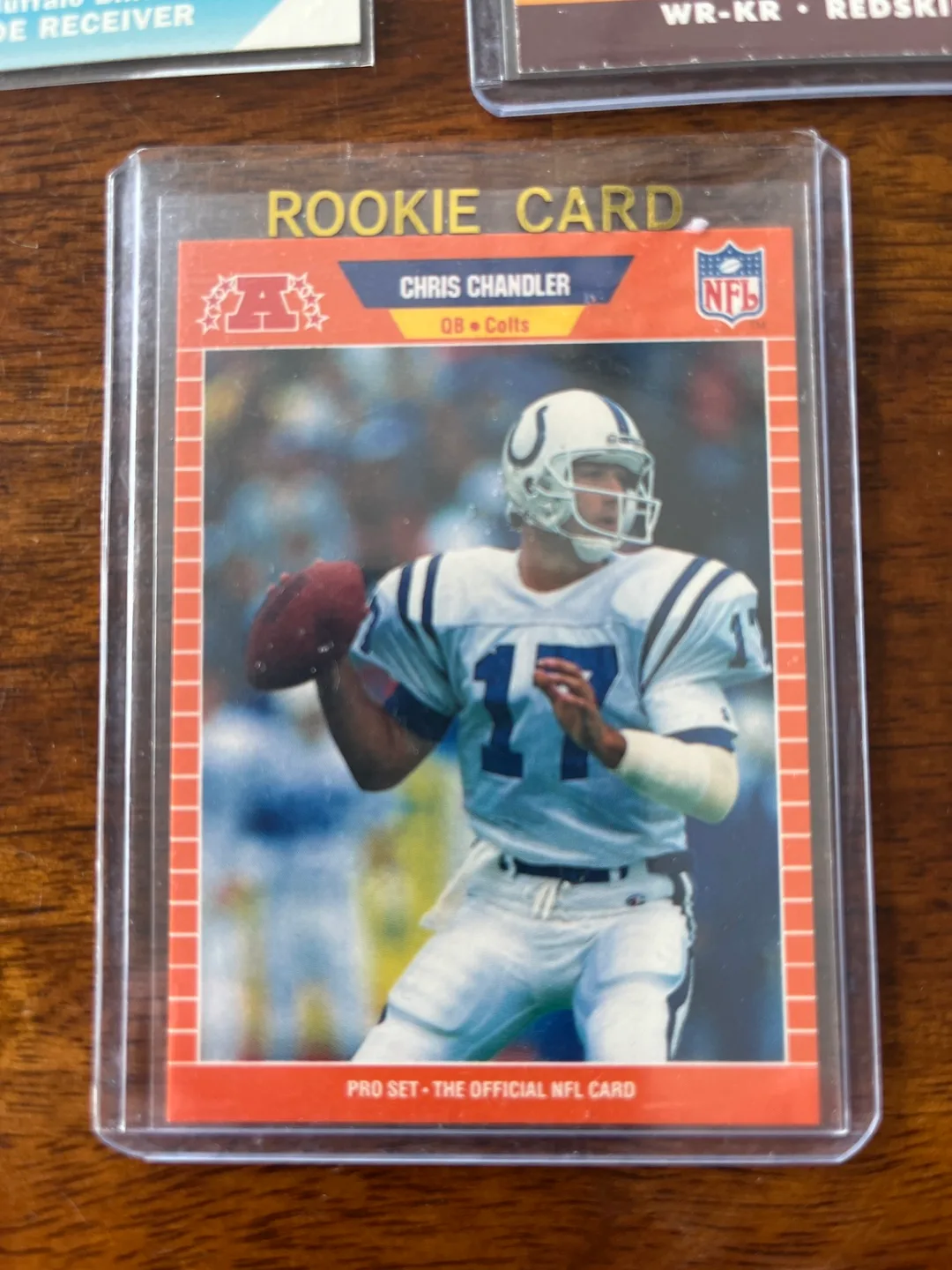 3 NFL Cards - Reed, Stanley, Chandler image indicator(2)