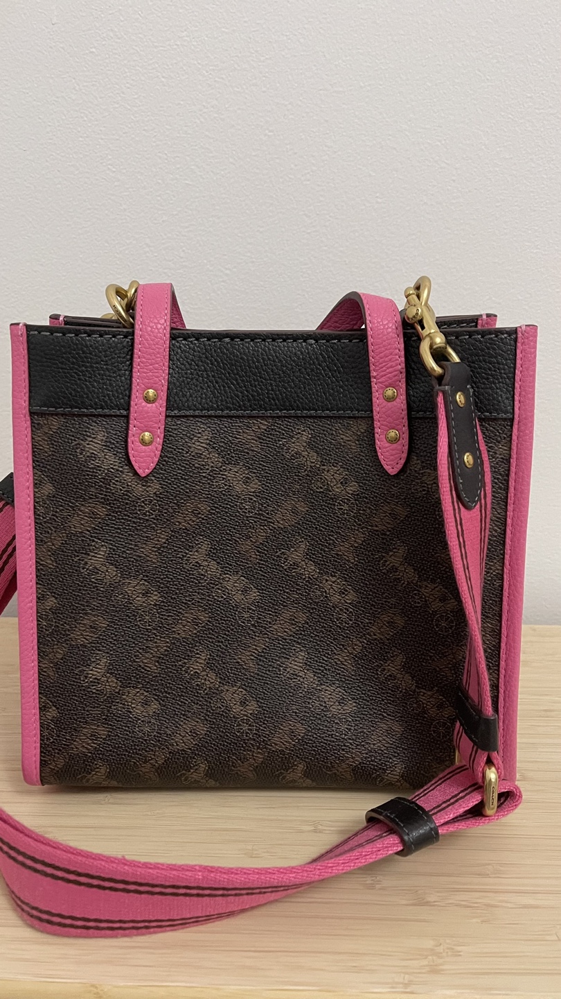Coach Brown and Pink Tote Bag - photo 3