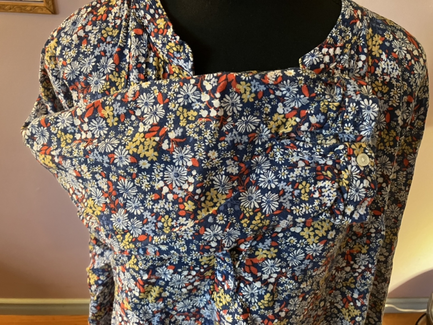 Old Navy hippie looking tunic shirt XXL - photo 4