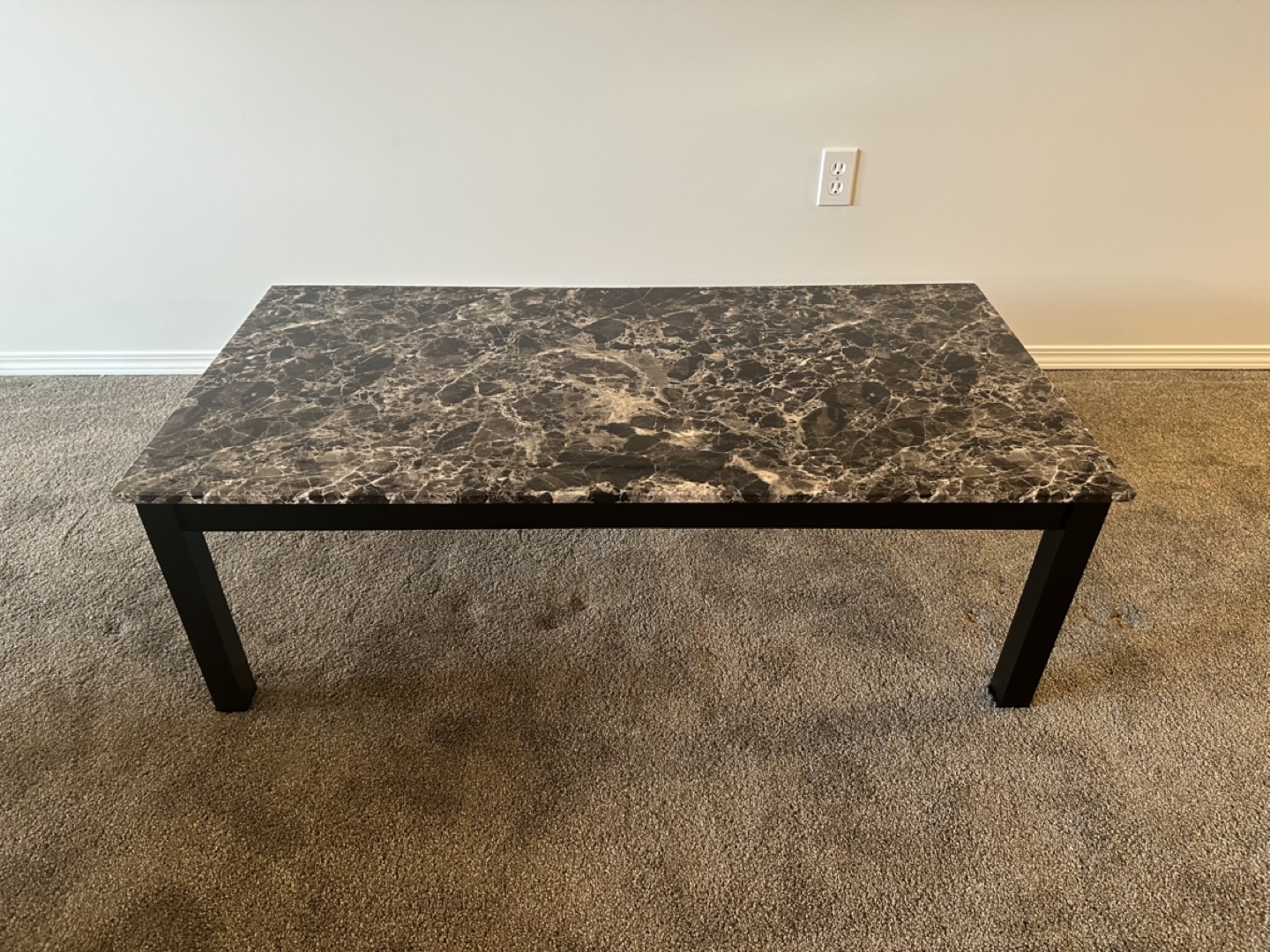 Three-piece Marble Coffee Table Set - photo 3