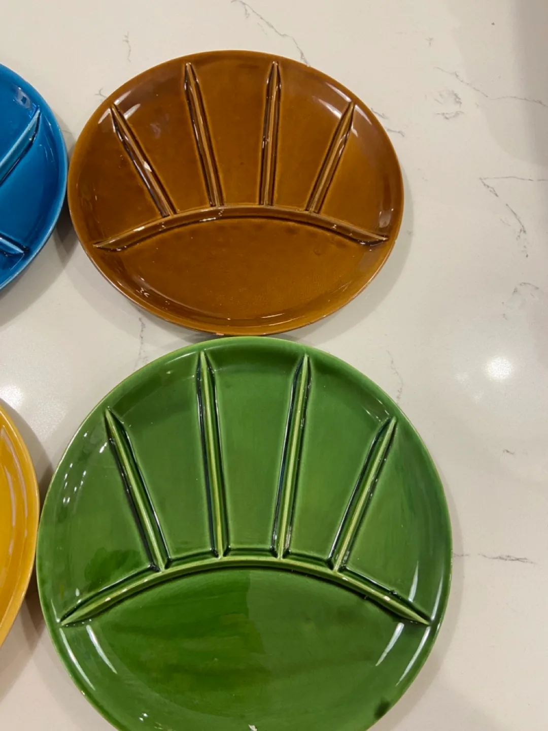 Vintage MCM Japan Set of Four Divided Plates image indicator(2)