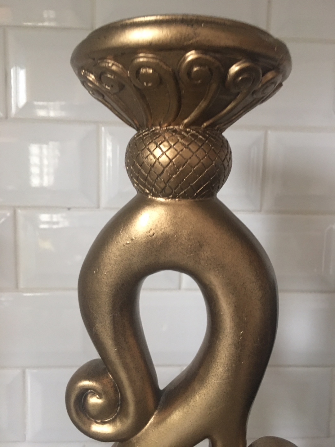 Gold Candle Holders $10 each or bundle - photo 3