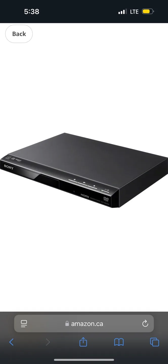 Sony DVD Player DVP-SR410HP - New in Box image indicator(3)