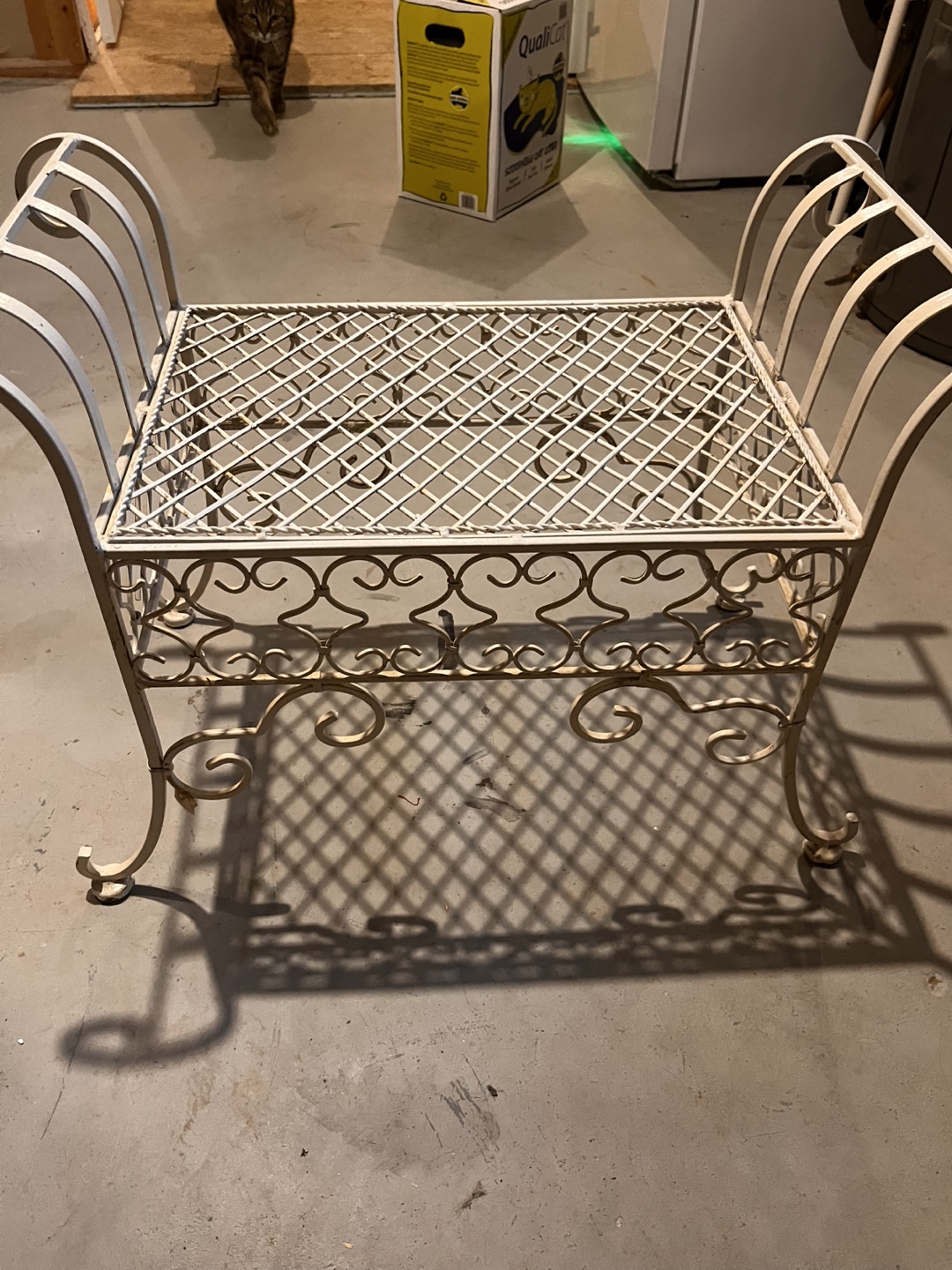 Ornate Metal Bench - photo 2