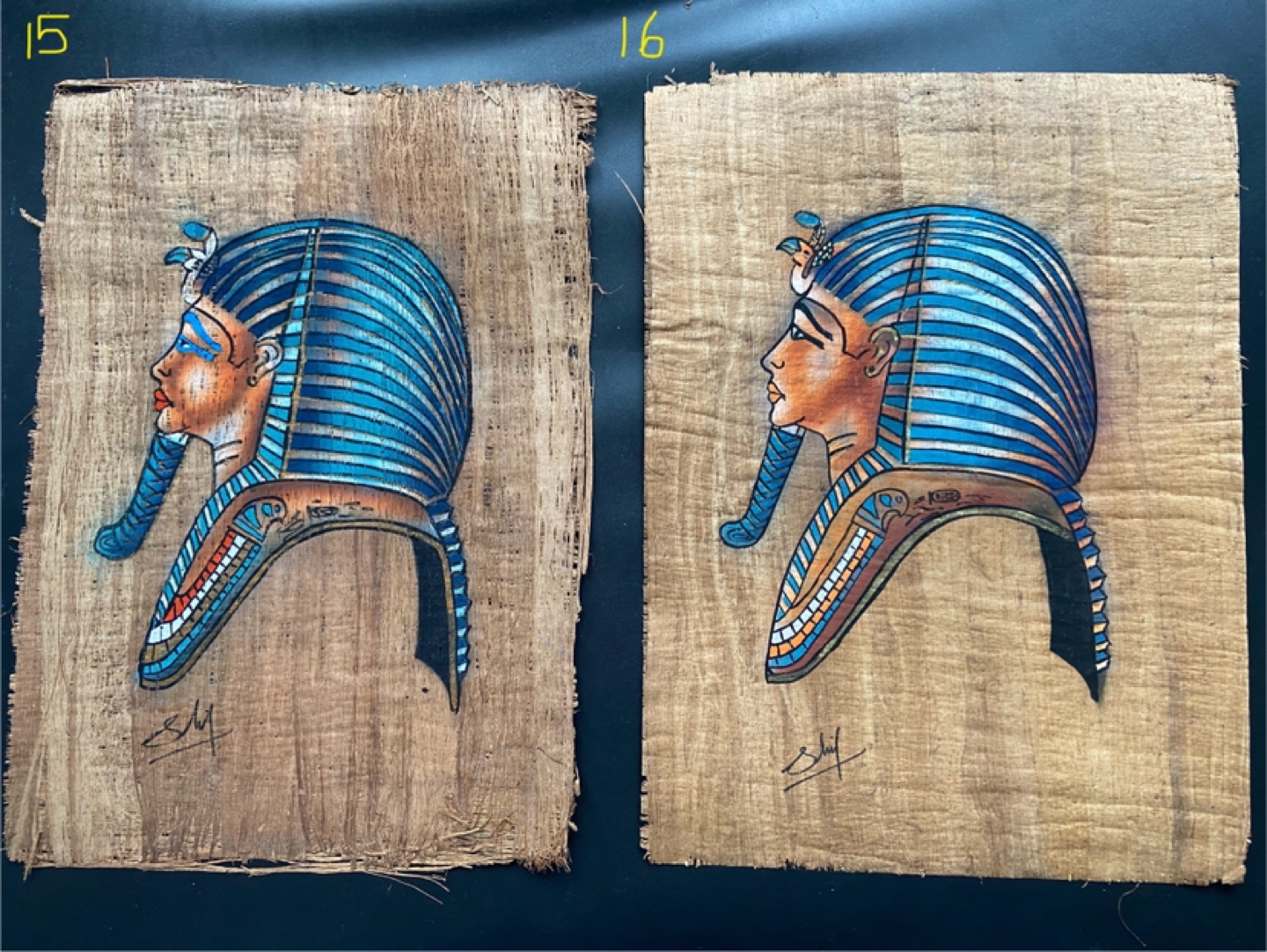Handmade Egyptian Papyrus Paintings - photo 4
