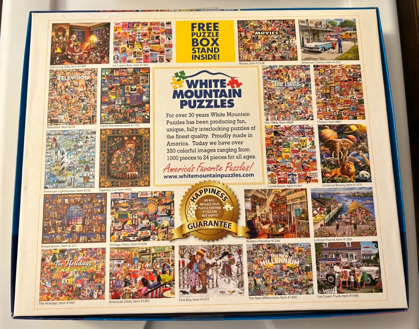 ✨✨White Mountain Puzzles 1000-Piece Games We Played Puzzle image indicator(2)