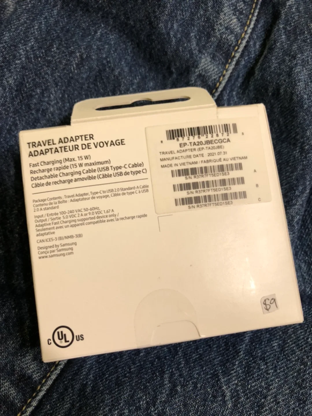 Samsung 15W Travel Adapter with USB-C to USB-A Cable image indicator(2)