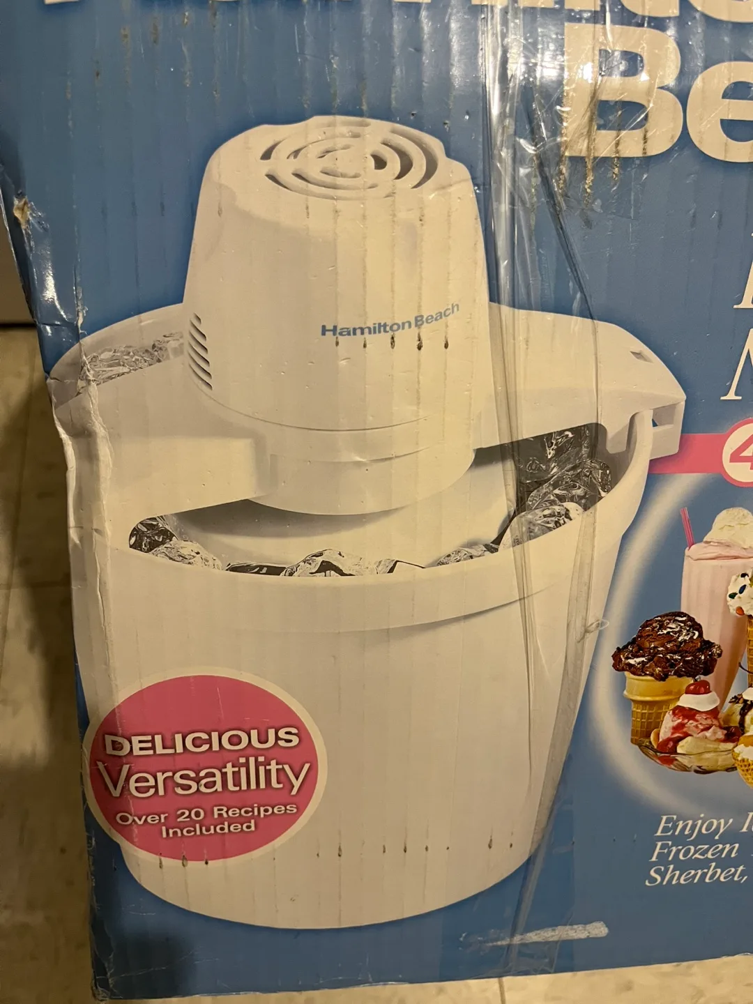 Hamilton Beach Ice Cream Maker brand new image indicator(2)