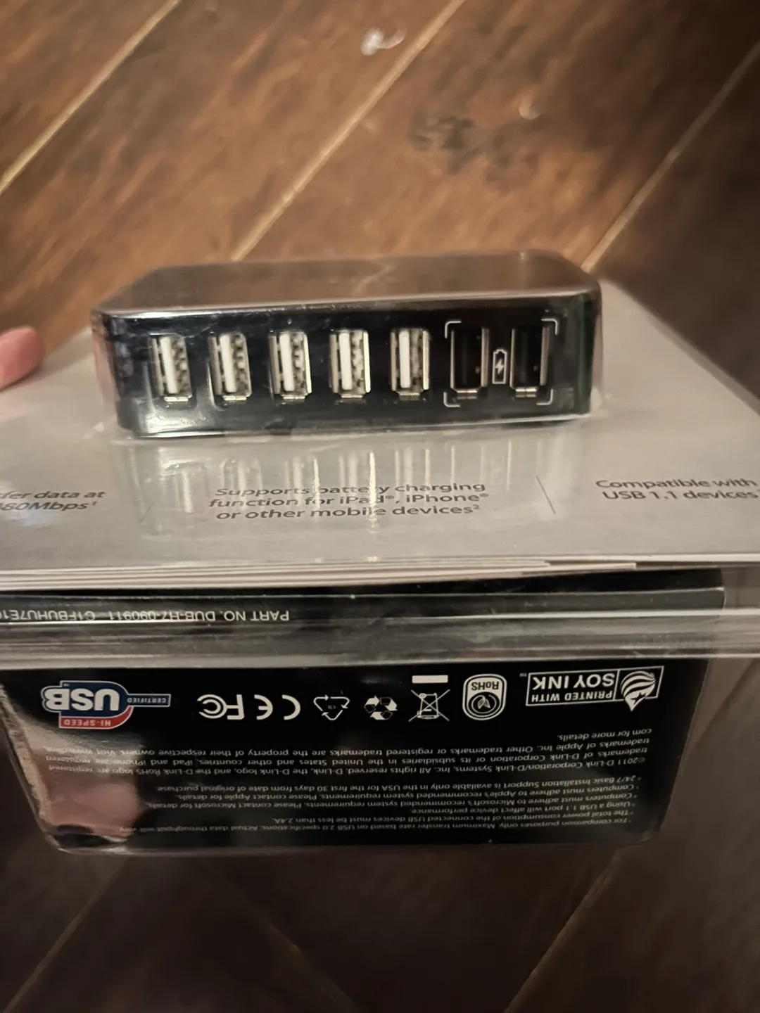 D-Link 7-Port USB Hub brand new image indicator(2)