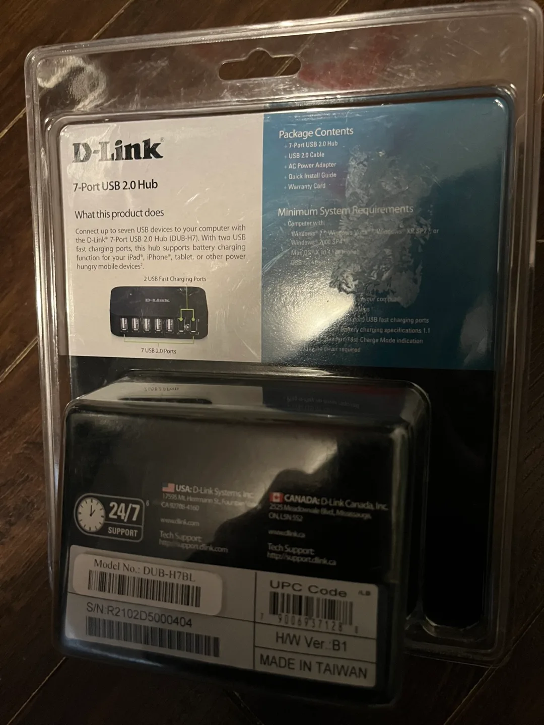 D-Link 7-Port USB Hub brand new image indicator(3)