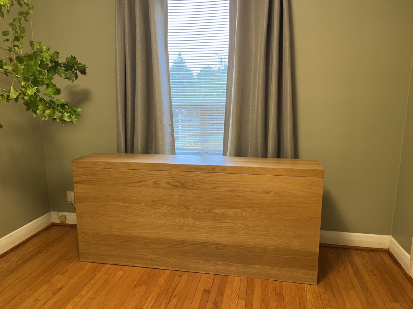 IKEA MALM Queen Headboard with Built-in Nightstands - photo 2