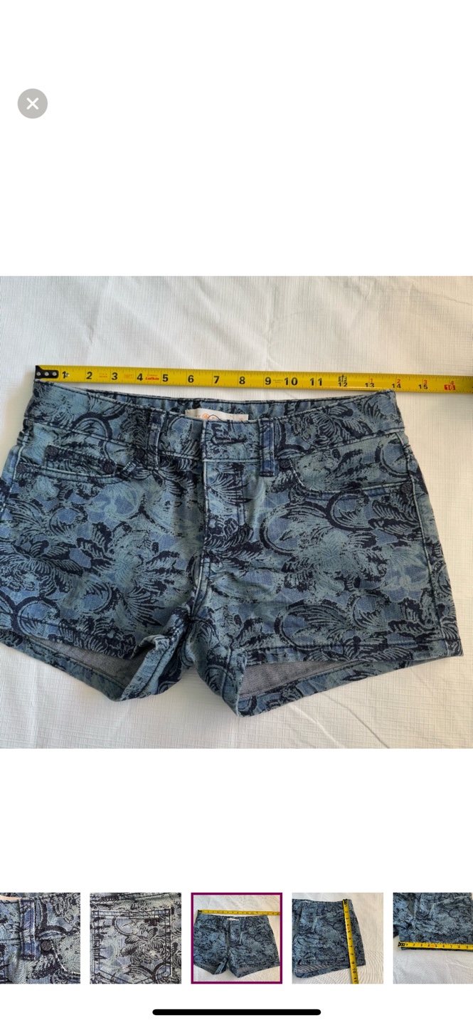 Tory Burch Blue Denim Shorts Size 25 - photo 5