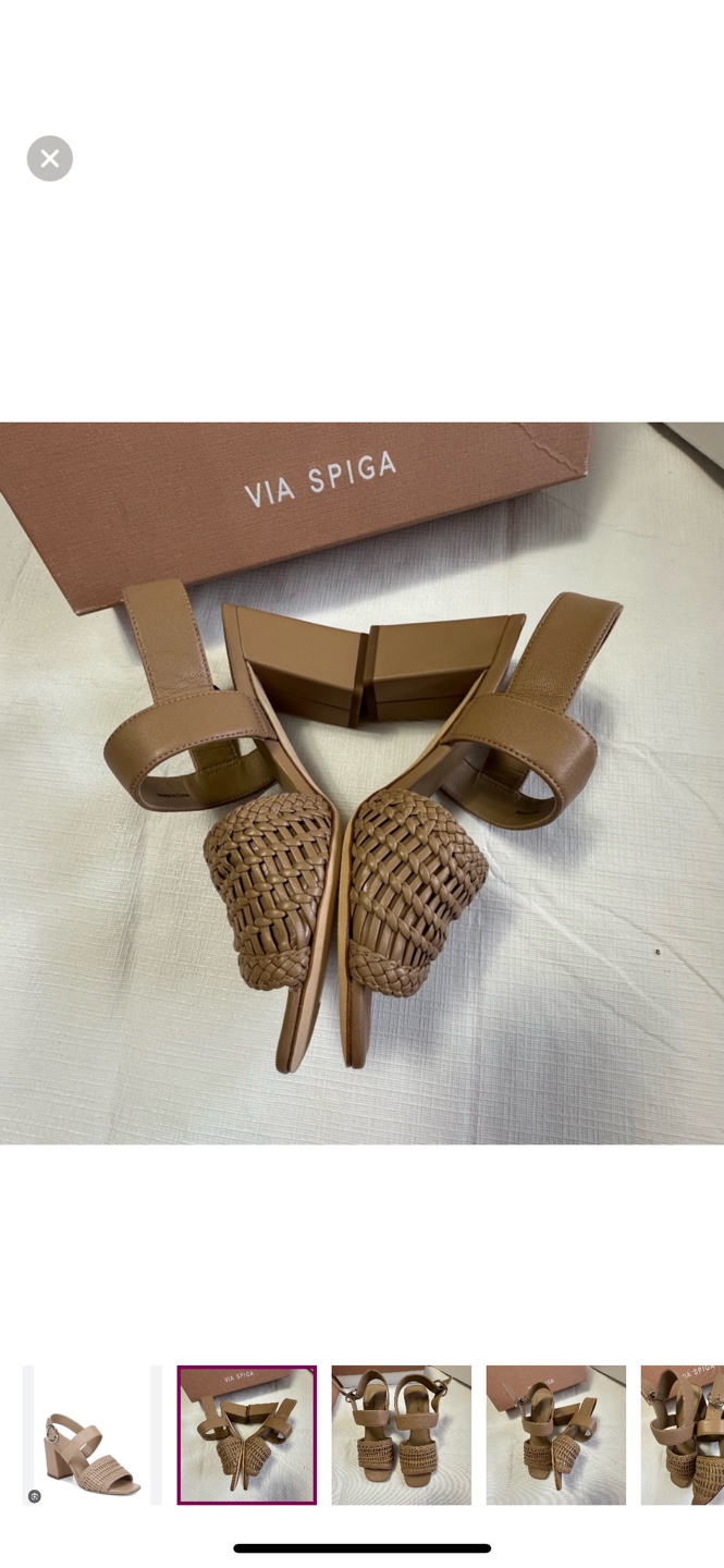 Via Spiga Woven Block Heel Sandals - photo 2