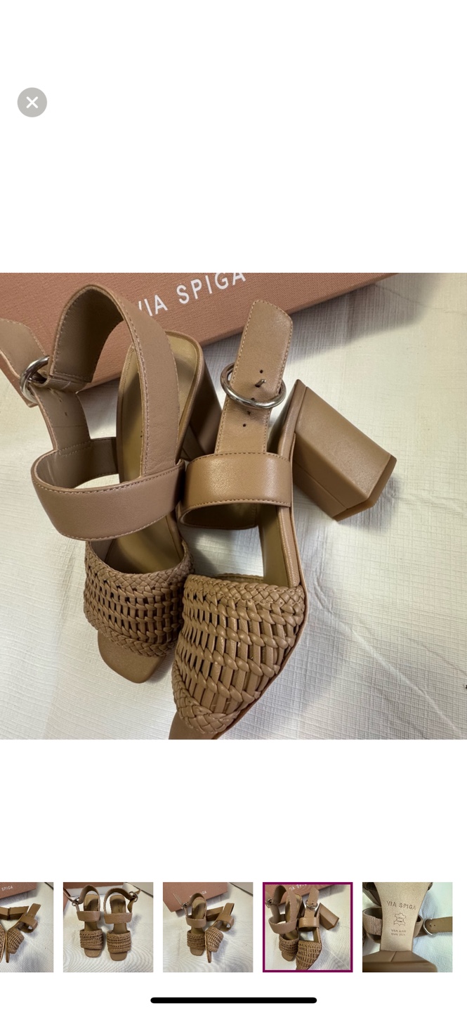 Via Spiga Woven Block Heel Sandals - photo 5