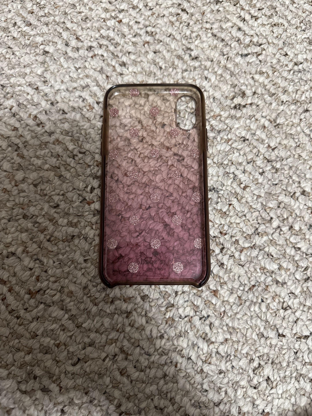Kate Spade iPhone X/Xs Case - Rose Gold Glitter - photo 2