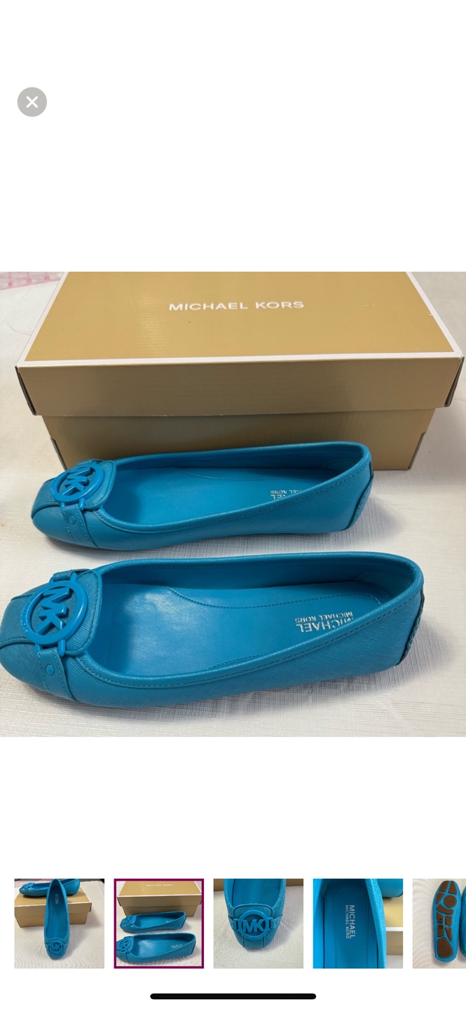 Michael Kors Blue Leather Loafers - photo 2