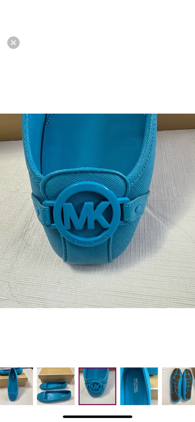 Michael Kors Blue Leather Loafers - photo 3