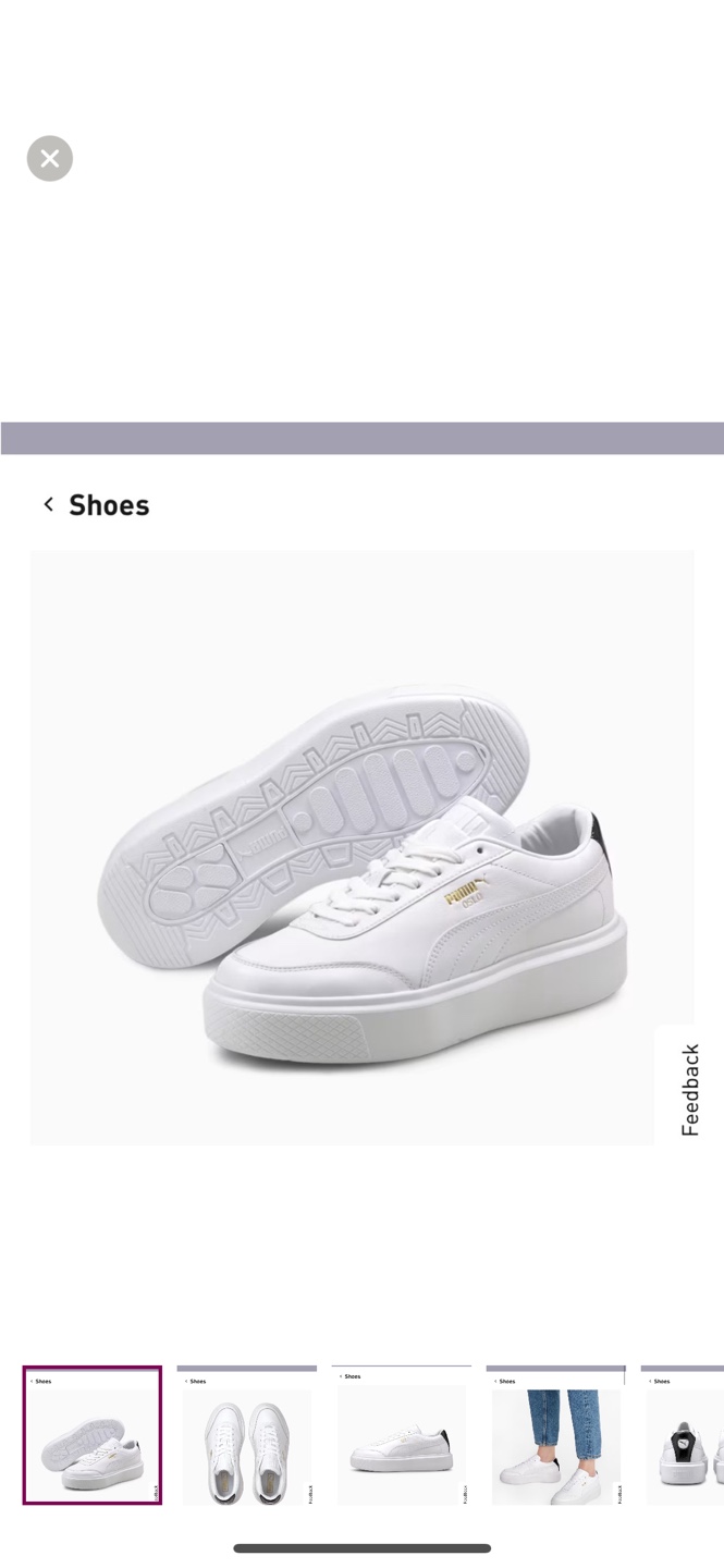 Puma Women's White Platform Sneakers