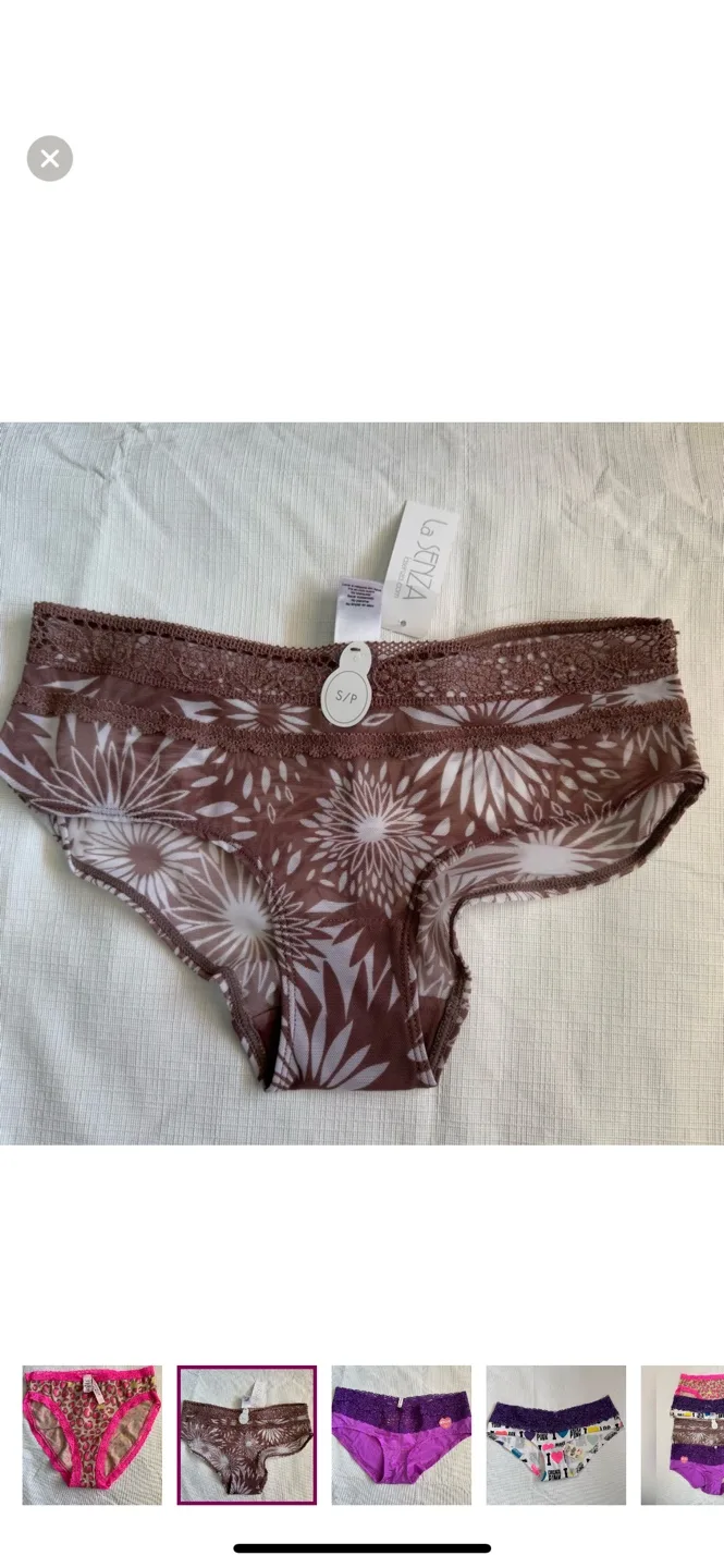 Five Pairs of Victoria's Secret PINK Hipster Underwear image indicator(3)
