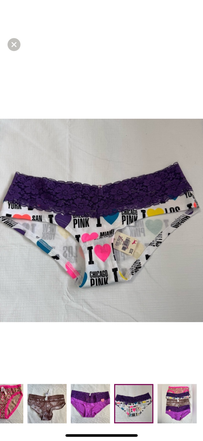 Five Pairs of Victoria's Secret PINK Hipster Underwear - photo 5