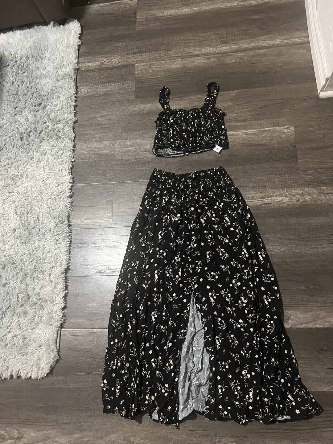 Floral Print Two-Piece Set