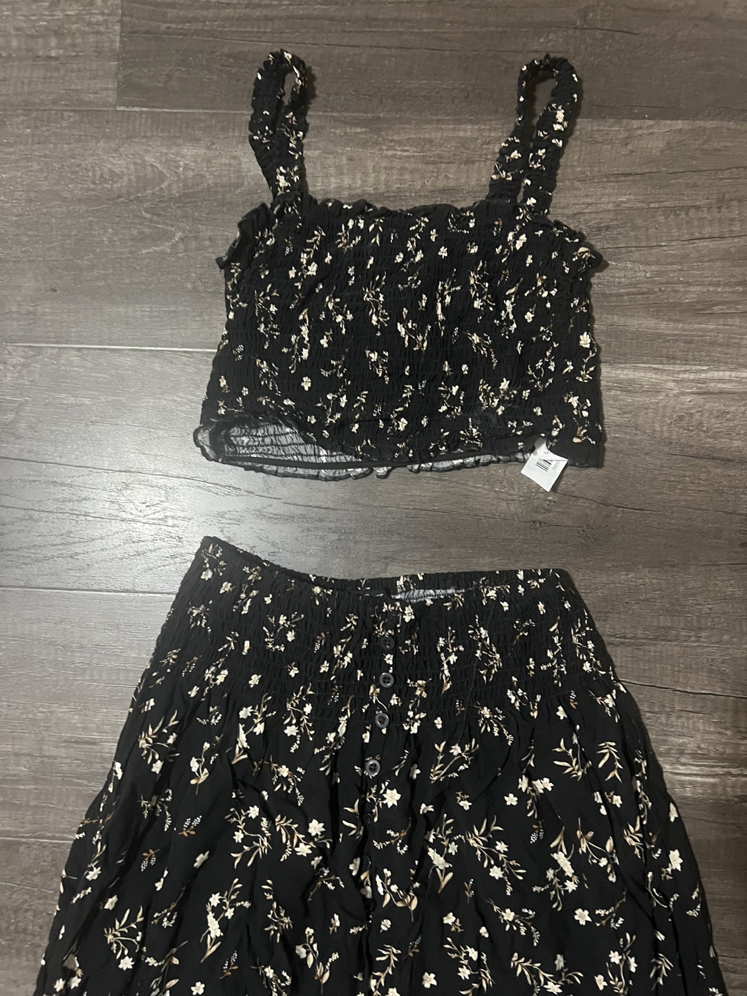 Floral Print Two-Piece Set - photo 2