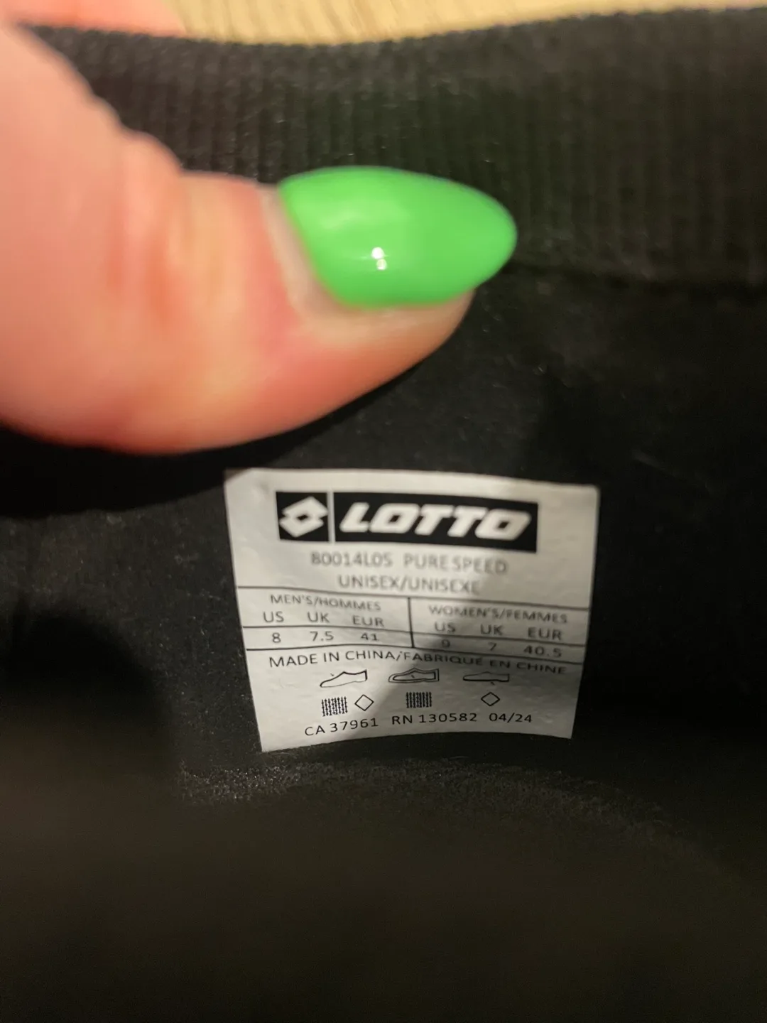 Lotto Black Indoor Soccer/Football Shoes image indicator(6)