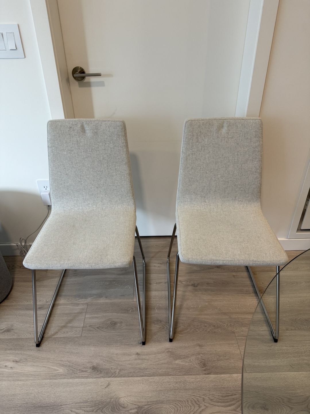 Pair of IKEA NILSINE Dining Chairs (4 chairs) - Beige - photo 3