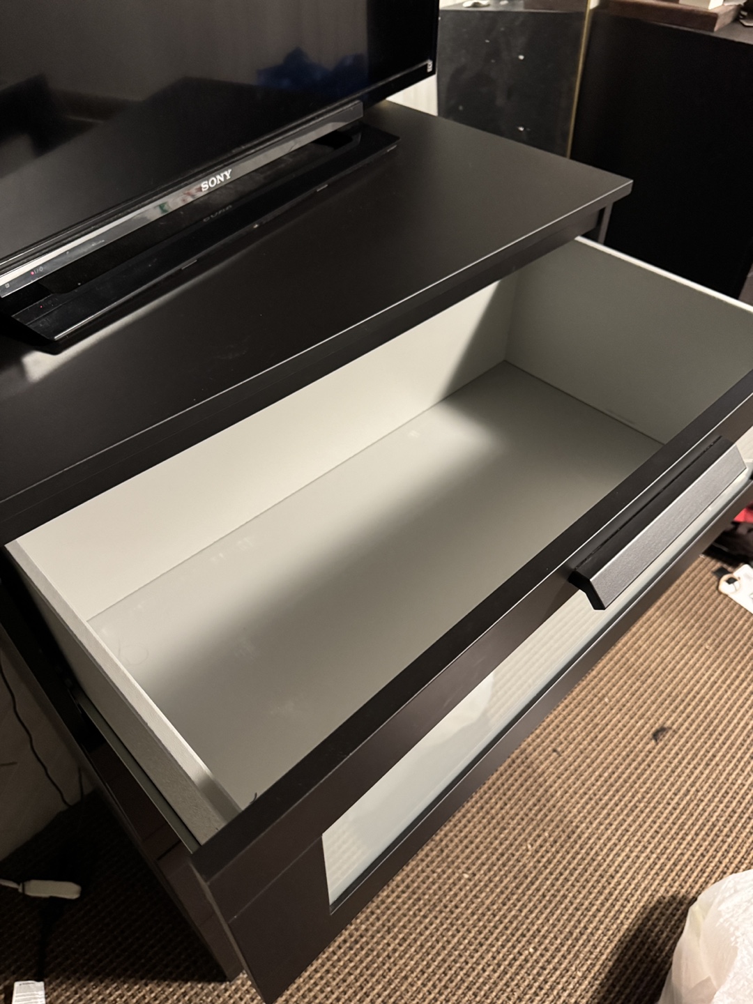 IKEA BRIMNES 4-drawer chest, Black - photo 4