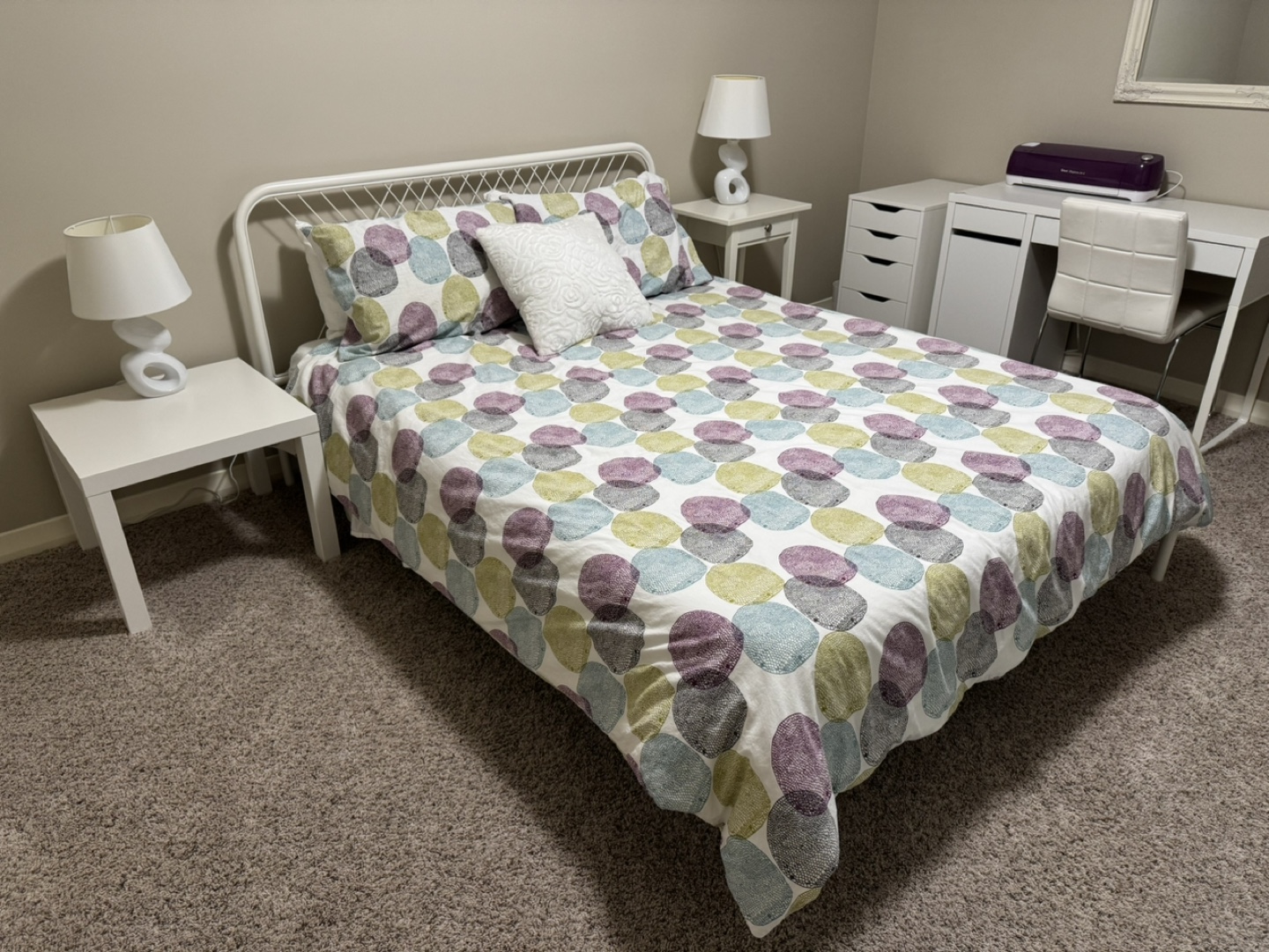 IKEA white bed frame & Mattress - photo 3