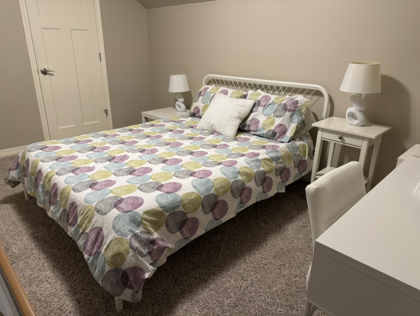 IKEA white bed frame & Mattress - photo 2