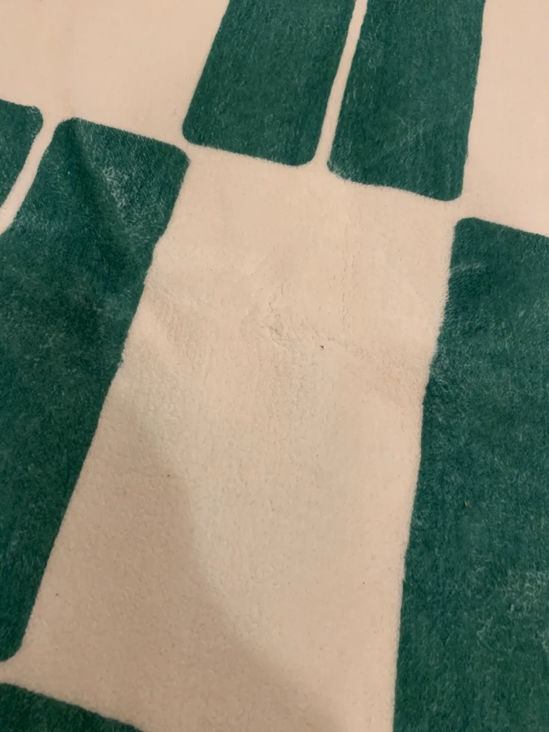 💚☁️SO SOFT! French Retro Green/Cream Geometric Area Rug image indicator(6)