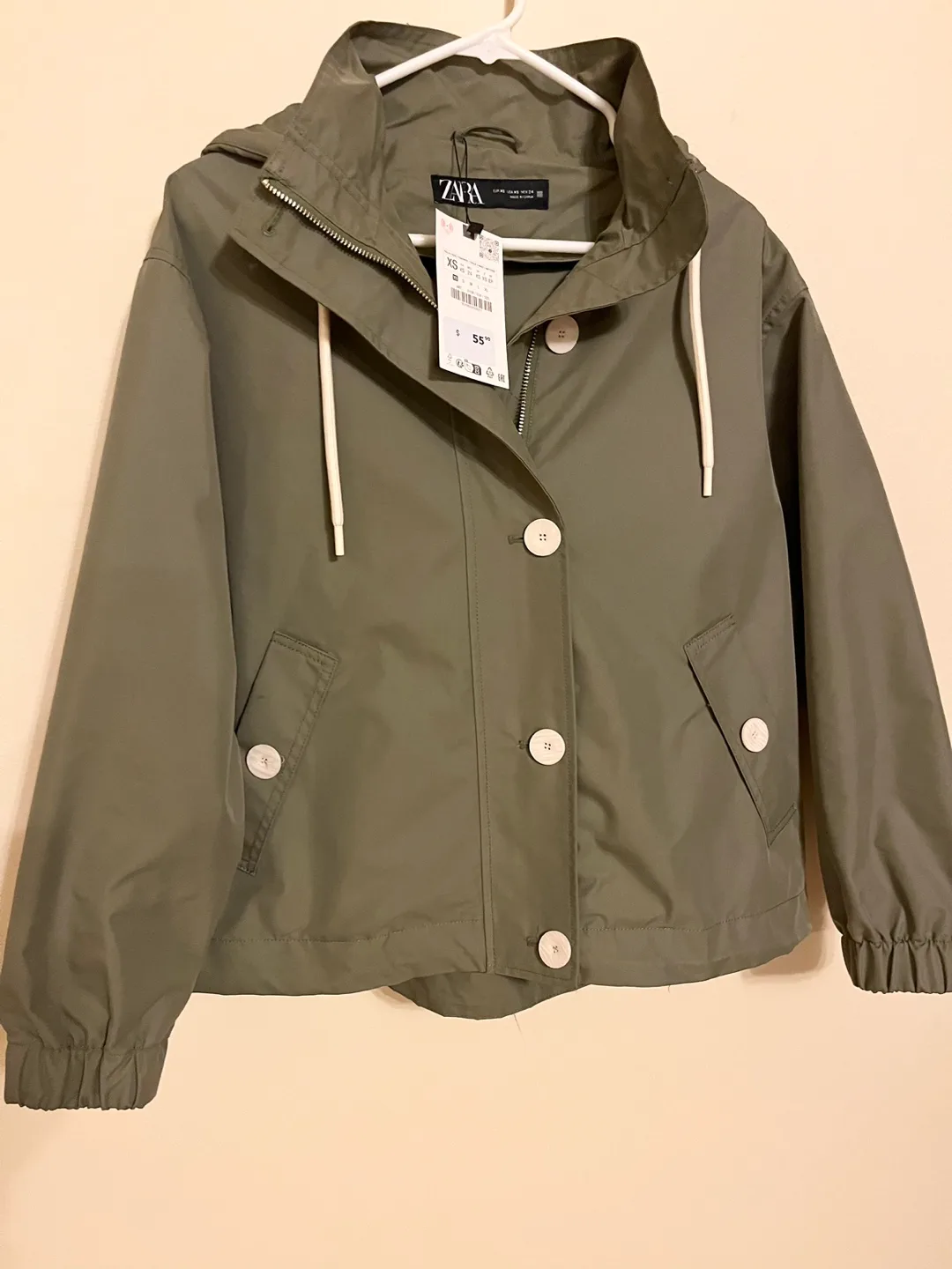 Zara - Brand New - Hooded jacket image indicator(4)