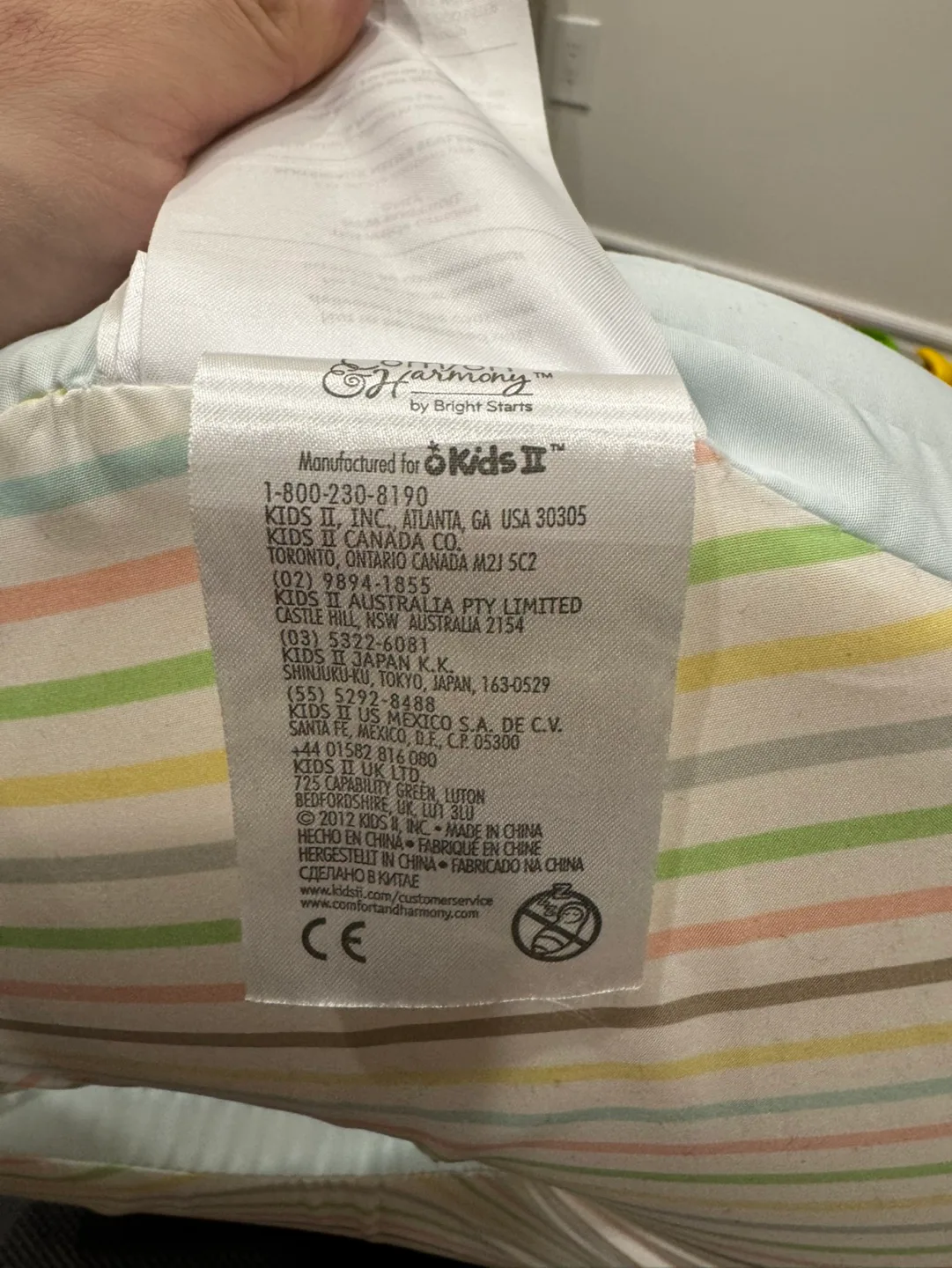 Nursing Feeding Pillow with Vibrating Disc image indicator(4)