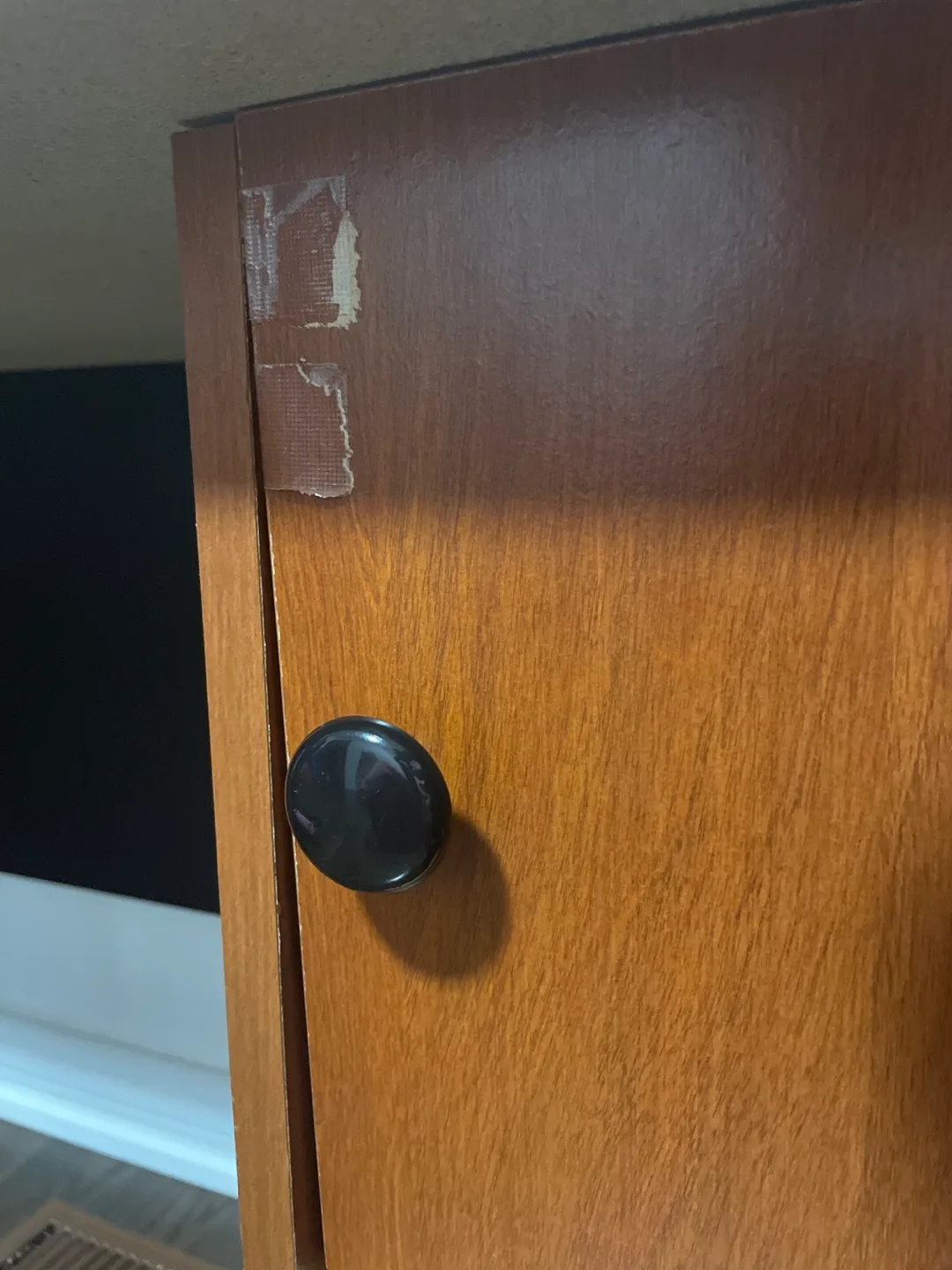 Small Wooden Desk with Cabinet image indicator(2)